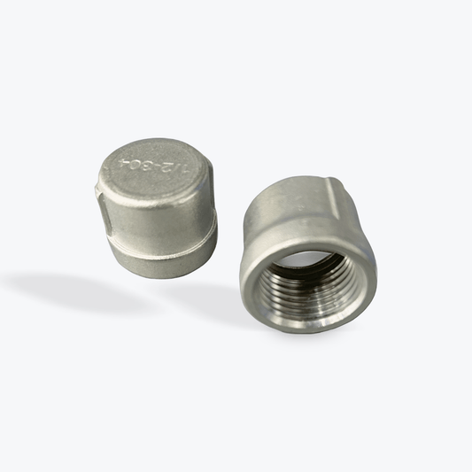 1/2″ 304 Stainless Steel Female Pipe Thread Cap - Pressure Washing Skids