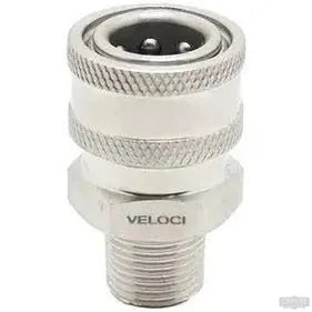 1/2" MPT Stainless Steel Quick Connect Socket - Pressure Washing Skids