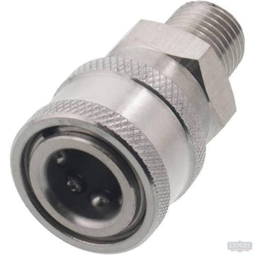 1/4" MPT Stainless Steel Coupler - Pressure Washing Skids