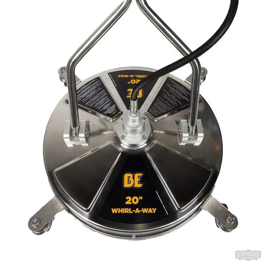 20" SS Whirl - A - Way Surface Cleaner w/ Casters - Pressure Washing Skids