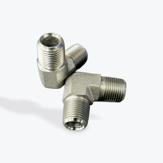 5500 - 06 - 06 3/8" NPTF Male x 3/8" NPTF Male 90° - Pressure Washing Skids