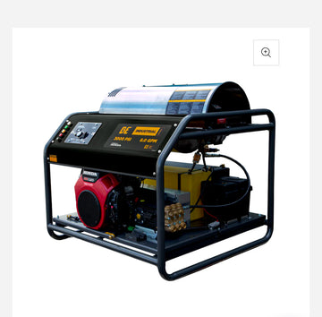 BE 3000PSI 8.0GPM Hot Water Pressure Washer with Honda GX690 Engine and General Triplex Pump - HW3024HG12V