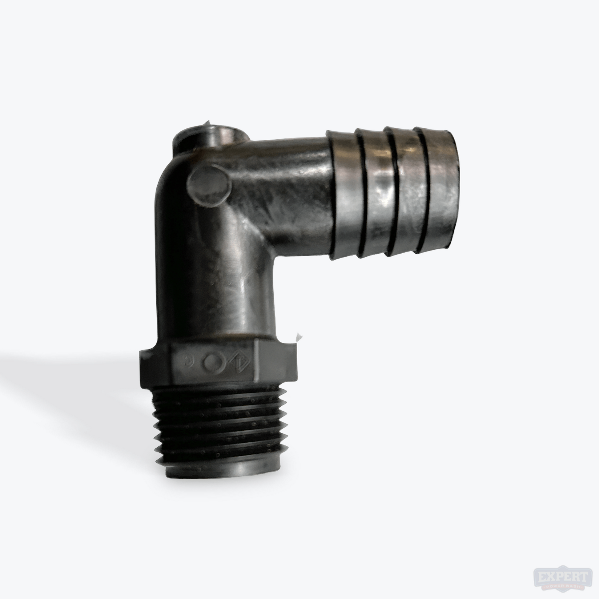 Banjo Polypropylene 90° Elbow, MPT X HB, 1/4" - 3" Sizes - Pressure Washing Skids