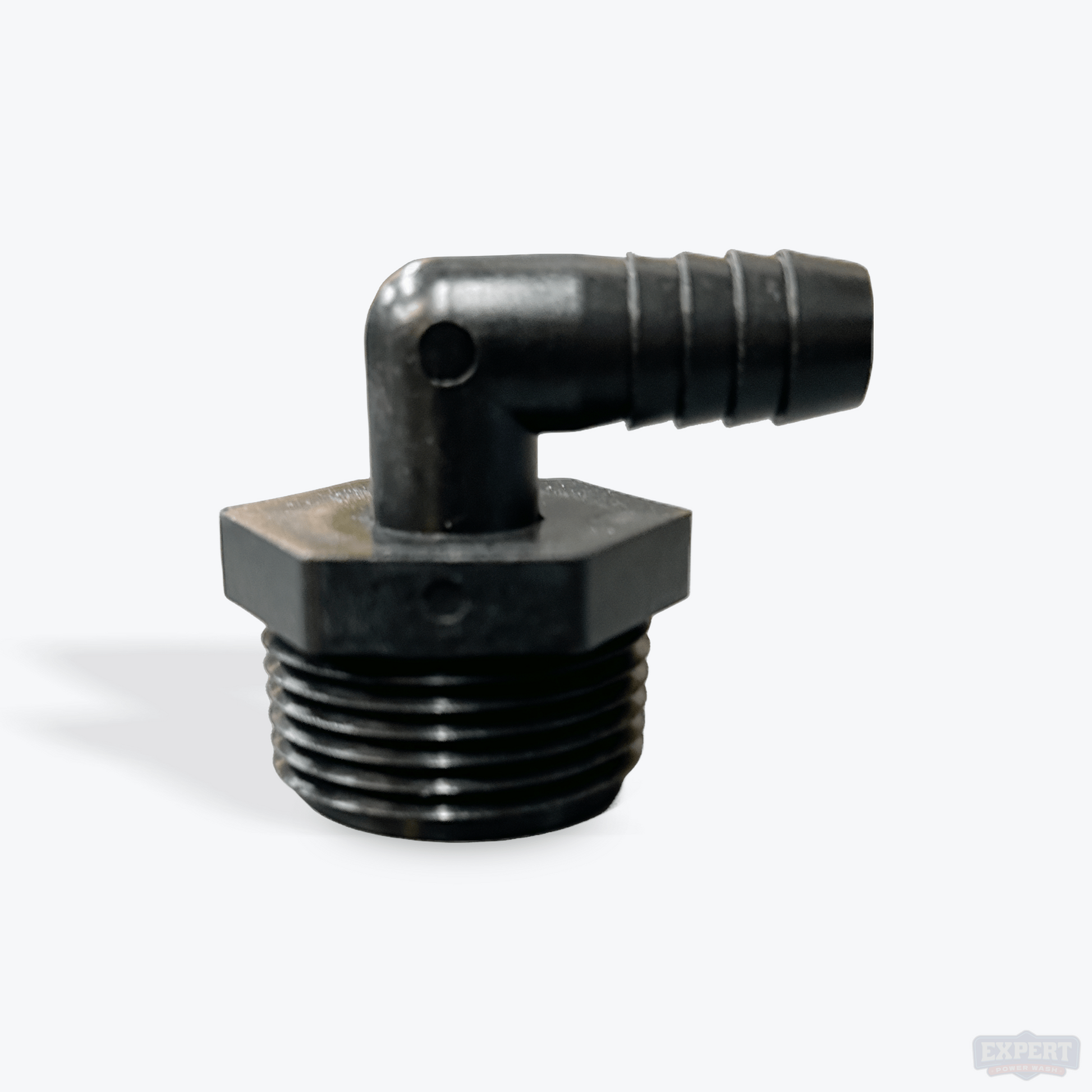 Banjo Polypropylene 90° Elbow, MPT X HB, 1/4" - 3" Sizes - Pressure Washing Skids