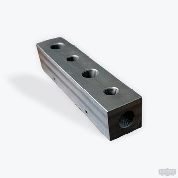Black Manifold Mixer Block - Pressure Washing Skids