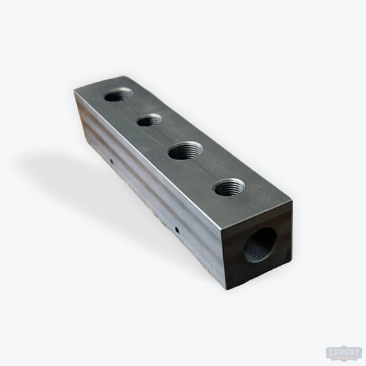 Black Manifold Mixer Block - Pressure Washing Skids