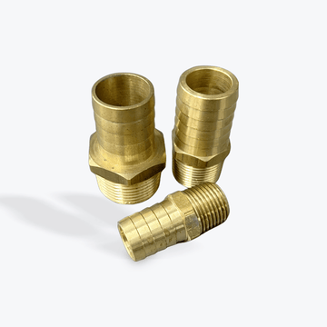 Brass Hose Barbs, HB X MPT - Pressure Washing Skids