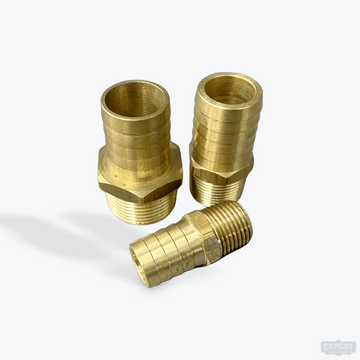 Brass Hose Barbs, HB X MPT - Pressure Washing Skids