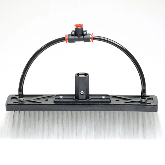 Dual Trim - Boar & Nylon Bristle Hybrid - 2 Pencil Jets Water Fed Brush - Expert Power Wash