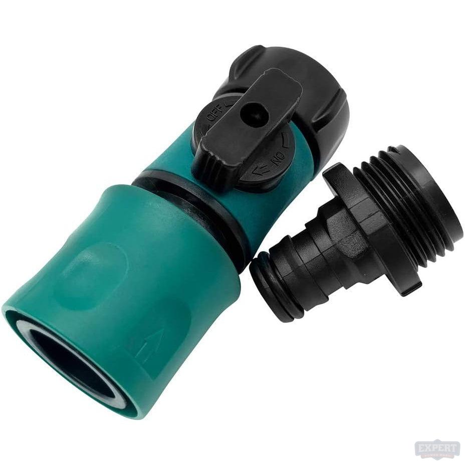 Garden Hose QC w/ Valve - Pressure Washing Skids