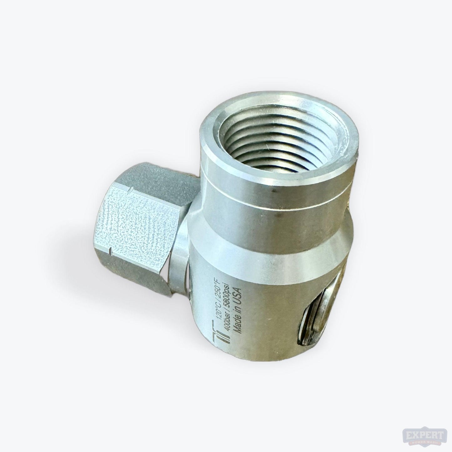 Mosmatic 1/2” Stainless Hose Reel Swivel - Pressure Washing Skids