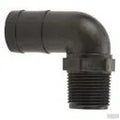 Polypropylene 90° Elbow, MPT X HB, 1/4