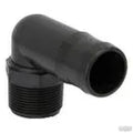 Polypropylene 90° Elbow, MPT X HB, 1/4