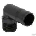Polypropylene 90° Elbow, MPT X HB, 1/4" - 3" Sizes - Pressure Washing Skids