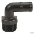 Polypropylene 90° Elbow, MPT X HB, 1/4