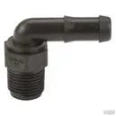 Polypropylene 90° Elbow, MPT X HB, 1/4" - 3" Sizes - Pressure Washing Skids