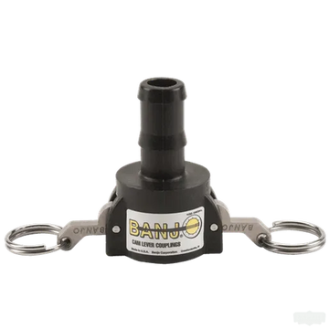 Polypropylene Camlock Female Coupler, 1/2" - 1" Sizes - Pressure Washing Skids