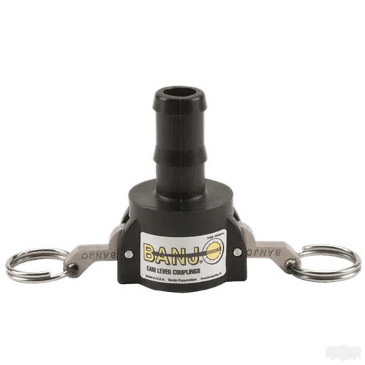 Polypropylene Camlock Female Coupler, 1/2" - 1" Sizes - Pressure Washing Skids