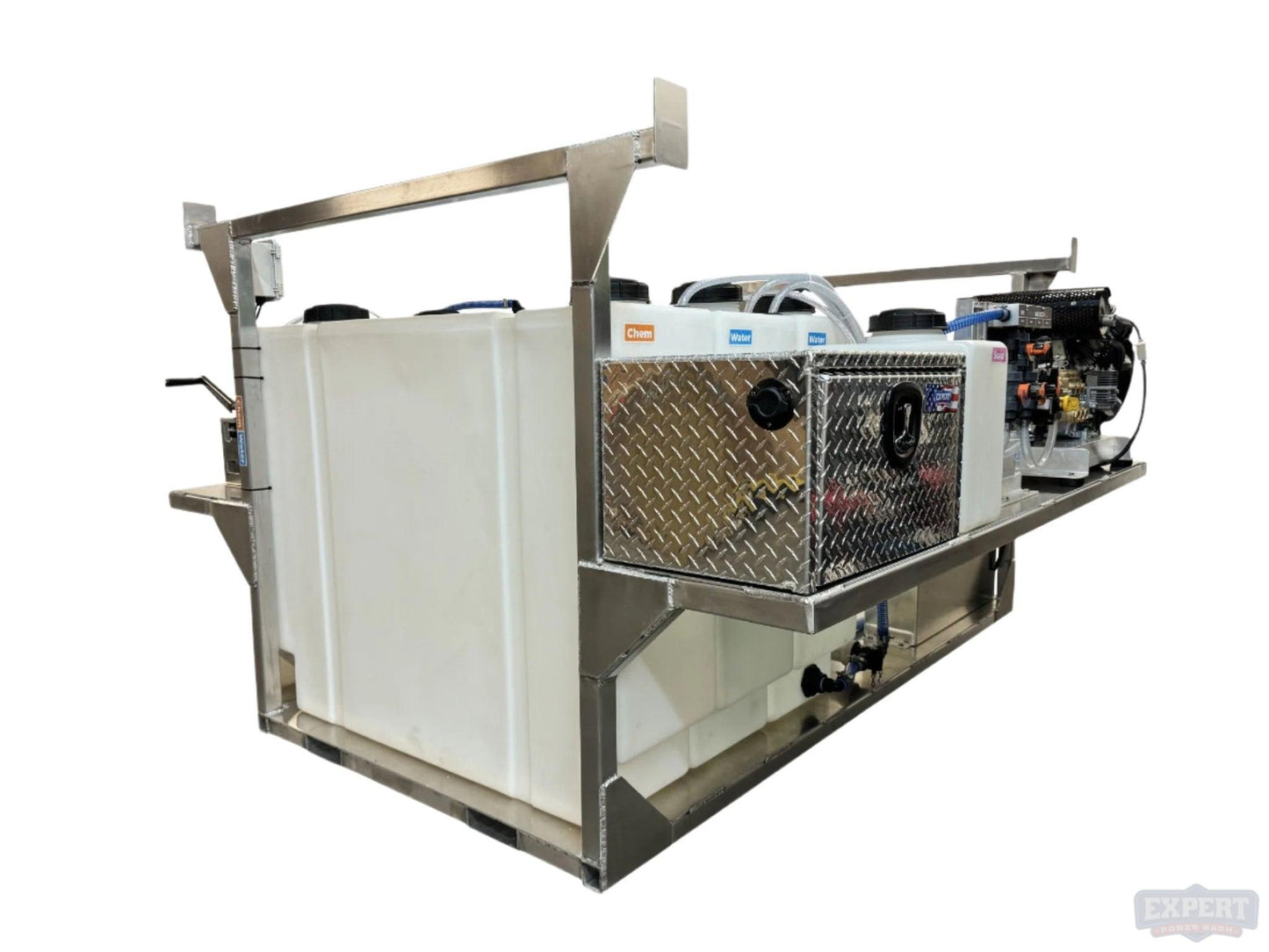 Pressure Washing and Soft Wash Truck Skid - The Workhorse - Pressure Washing Skids