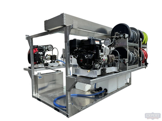 The Double Trouble Skid - Pressure Washing Skids