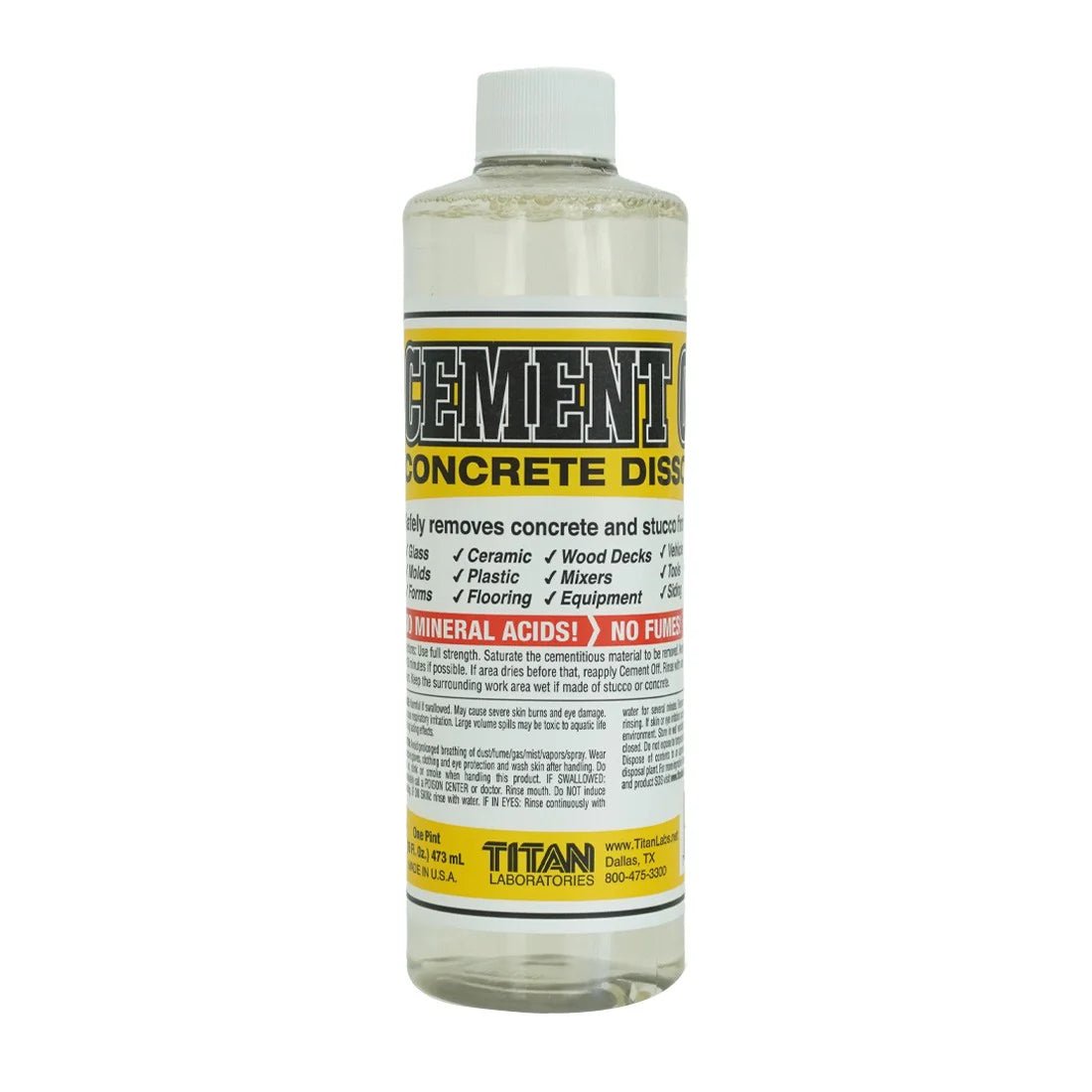Titan Cement Off Solvent - Expert Power Wash