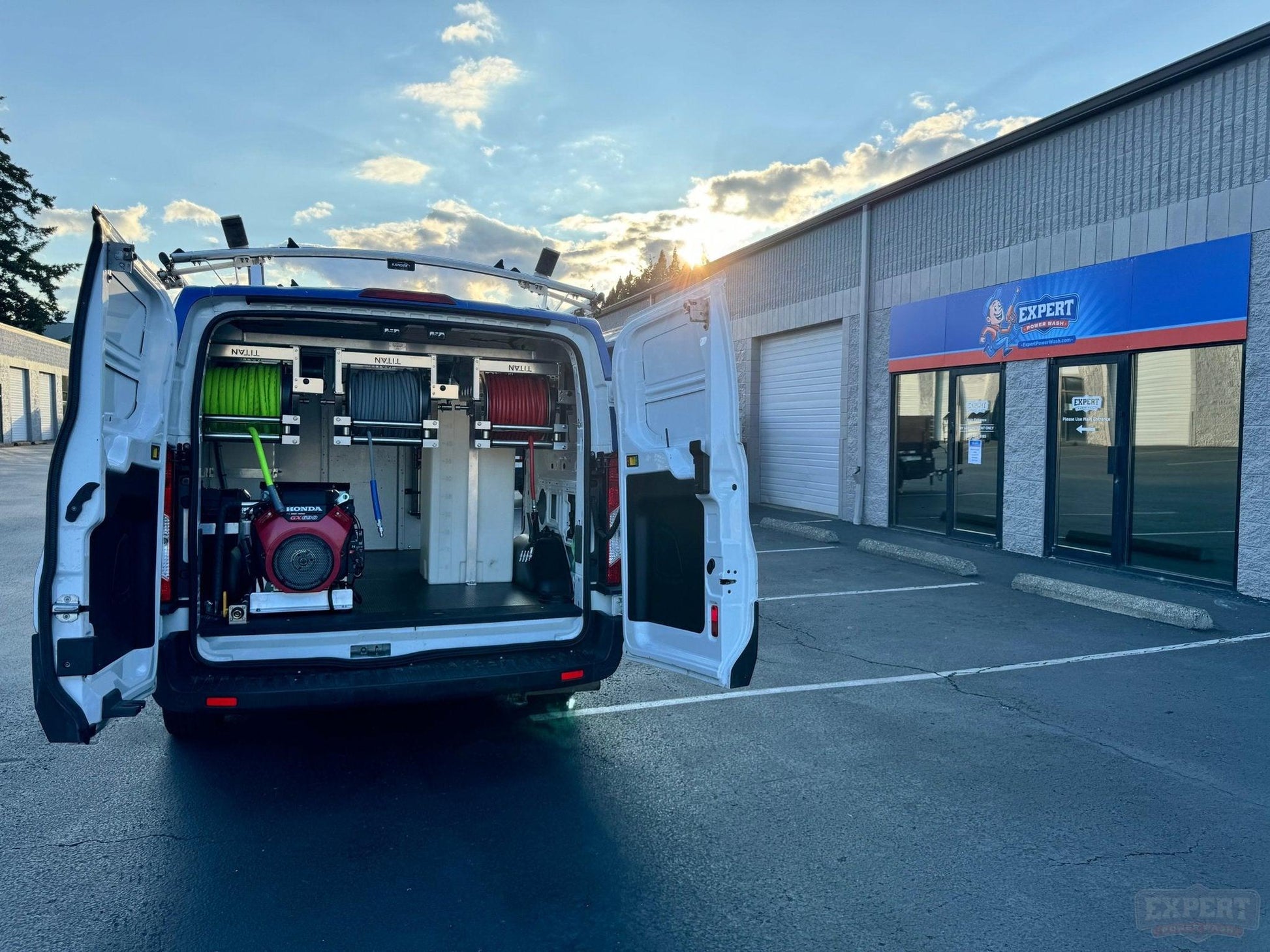 Transit Pressure Washing Van Build - Pressure Washing Skids