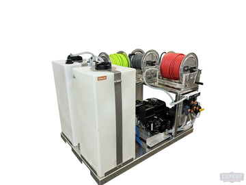 Ultimate Mini Pressure Washing and Soft Wash Truck Skid - Pressure Washing Skids