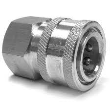 1/4" FPT Stainless Steel Coupler - Pressure Washing Skids