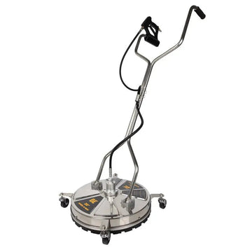 20" SS Whirl - A - Way Surface Cleaner w/ Casters - Pressure Washing Skids