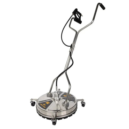 20" SS Whirl - A - Way Surface Cleaner w/ Casters - Pressure Washing Skids