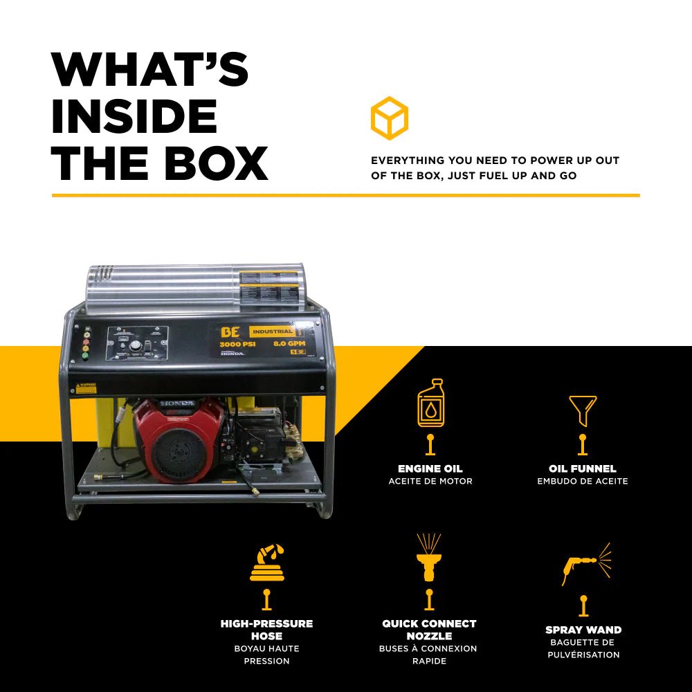 3,500 PSI - 8.5 GPM Hot Water Pressure Washer Honda GX690 Engine and AR Triplex Pump - Expert Power Wash