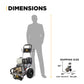 4,200 PSI 4.2 GPM Cold Water Gas Pressure Washer - B4213HSCS - Expert Power Wash