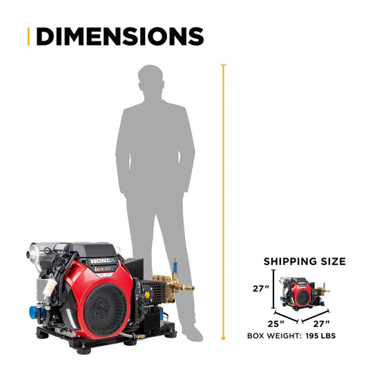 4,200 PSI 8.5 GPM Cold Water Gas Pressure Washer - Expert Power Wash