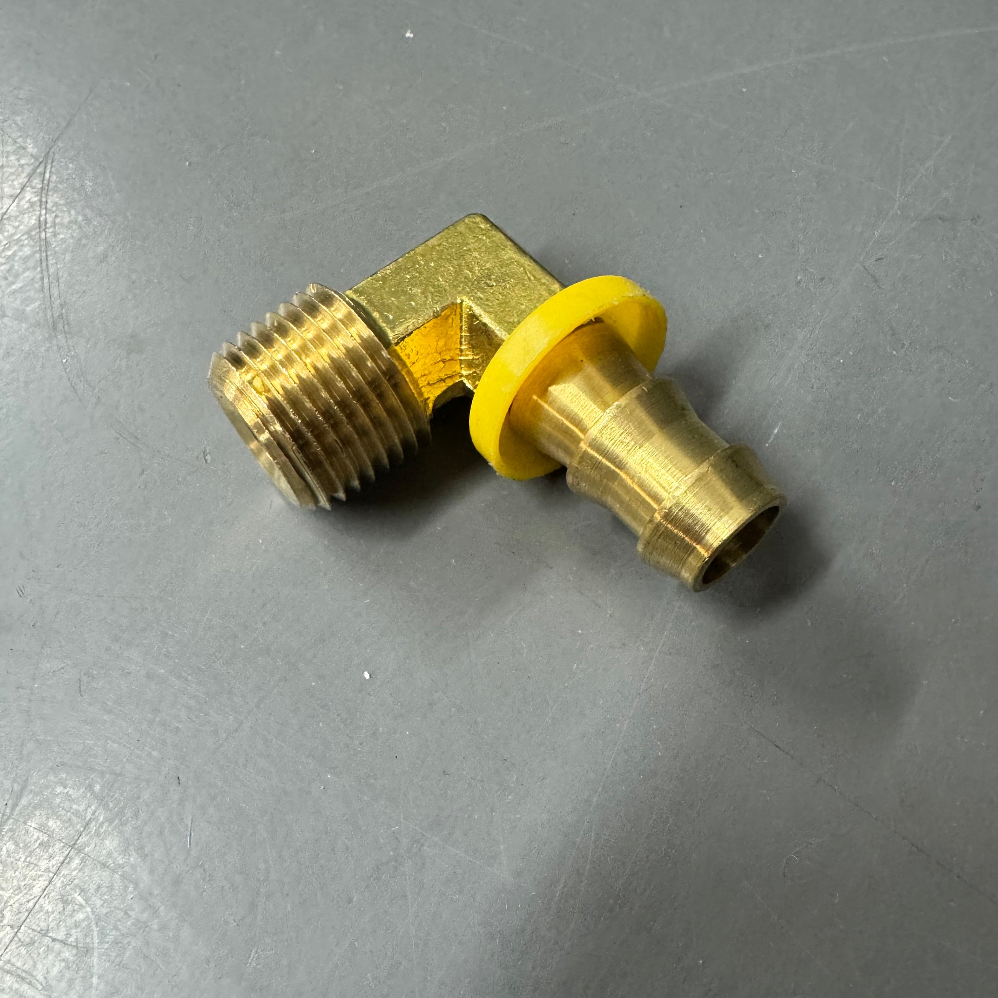 Brass 90 Bypass Barb 1/2”x1/2”