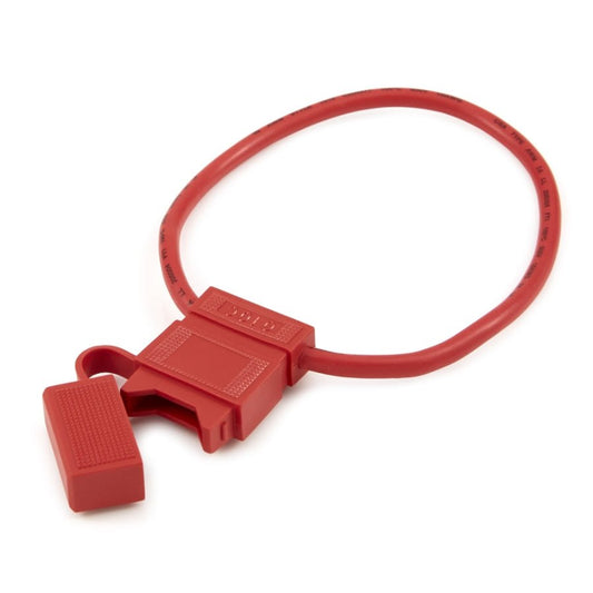 ATO/ATC In - Line Fuse Holder 46238, 10 Ga. Tinned UL1015 Red Wire, 12" Loop, 32VDC, 30A - Expert Power Wash