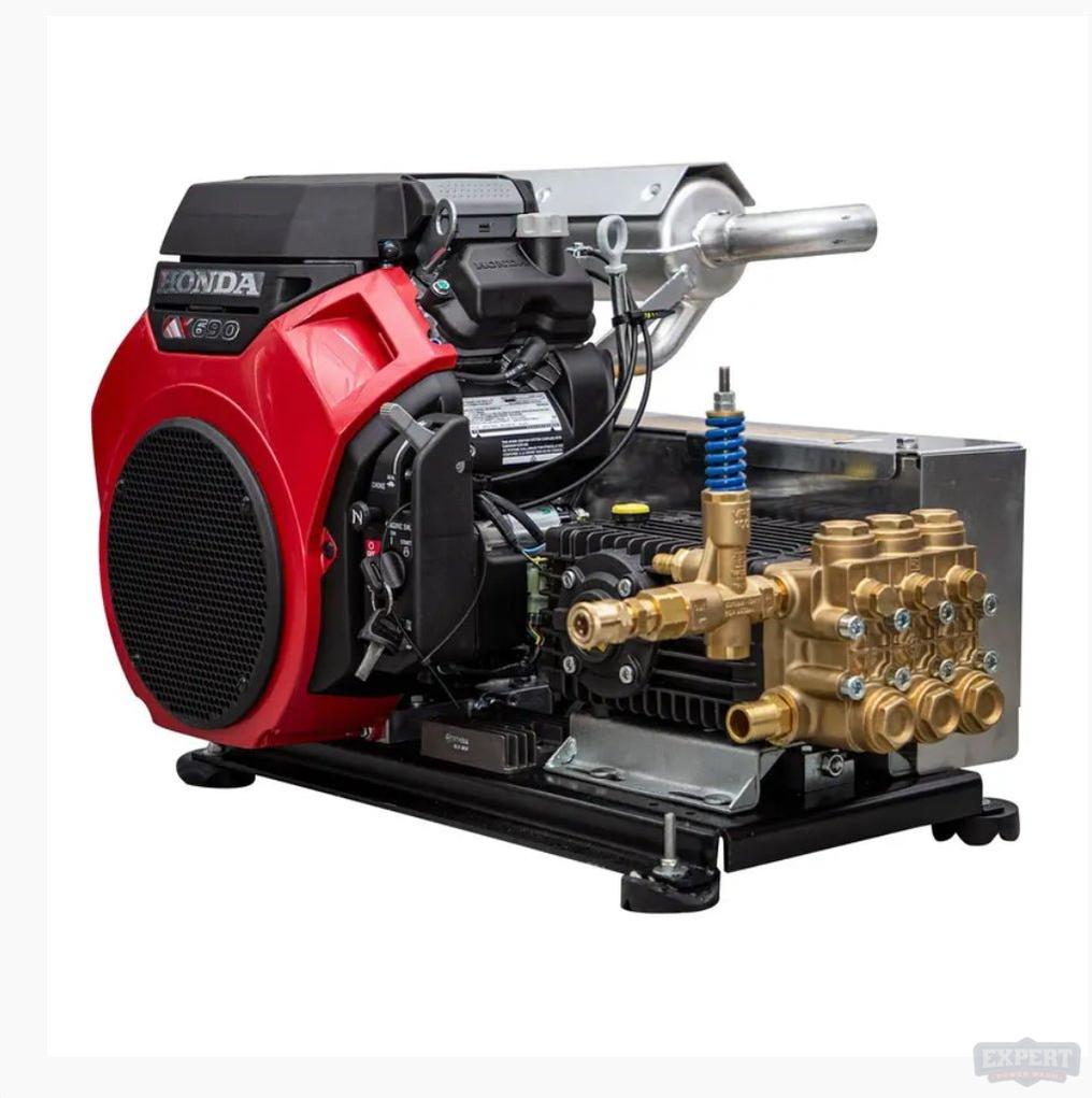 BE 3,500 PSI - 8.0 GPM Gas Pressure Washer with Honda GX690 Engine and General Triplex Pump - Pressure Washing Skids