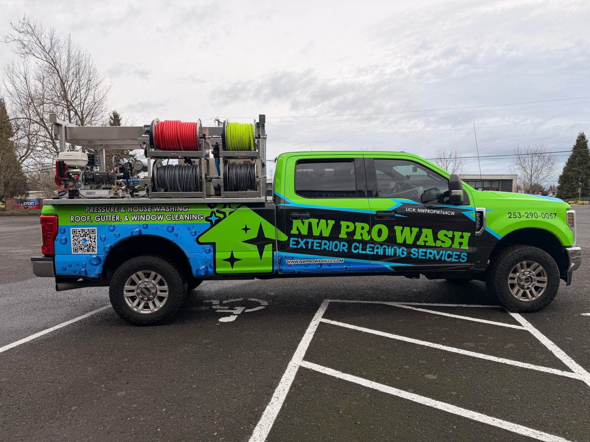 Cameron’s Custom Double Trouble 8ft Pressure Washing Skid - Expert Power Wash