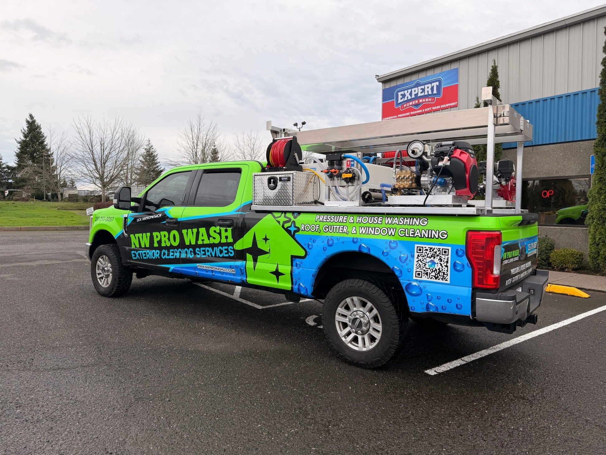 Cameron’s Custom Double Trouble 8ft Pressure Washing Skid - Expert Power Wash