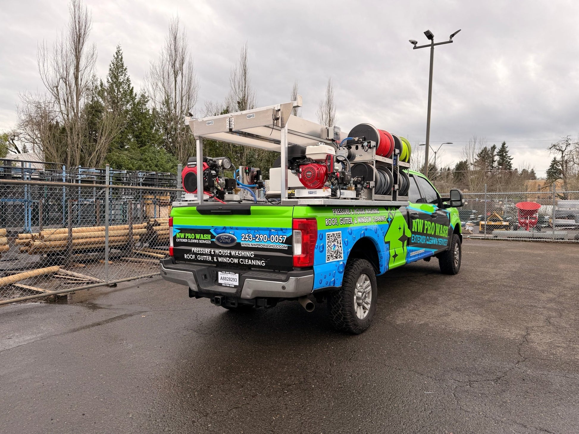 Cameron’s Custom Double Trouble 8ft Pressure Washing Skid - Expert Power Wash