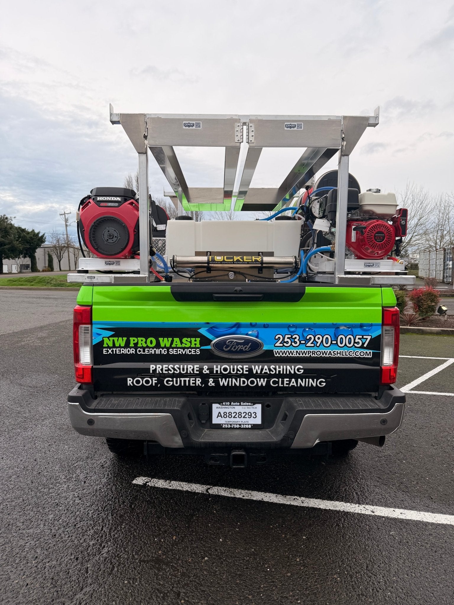 Cameron’s Custom Double Trouble 8ft Pressure Washing Skid - Expert Power Wash