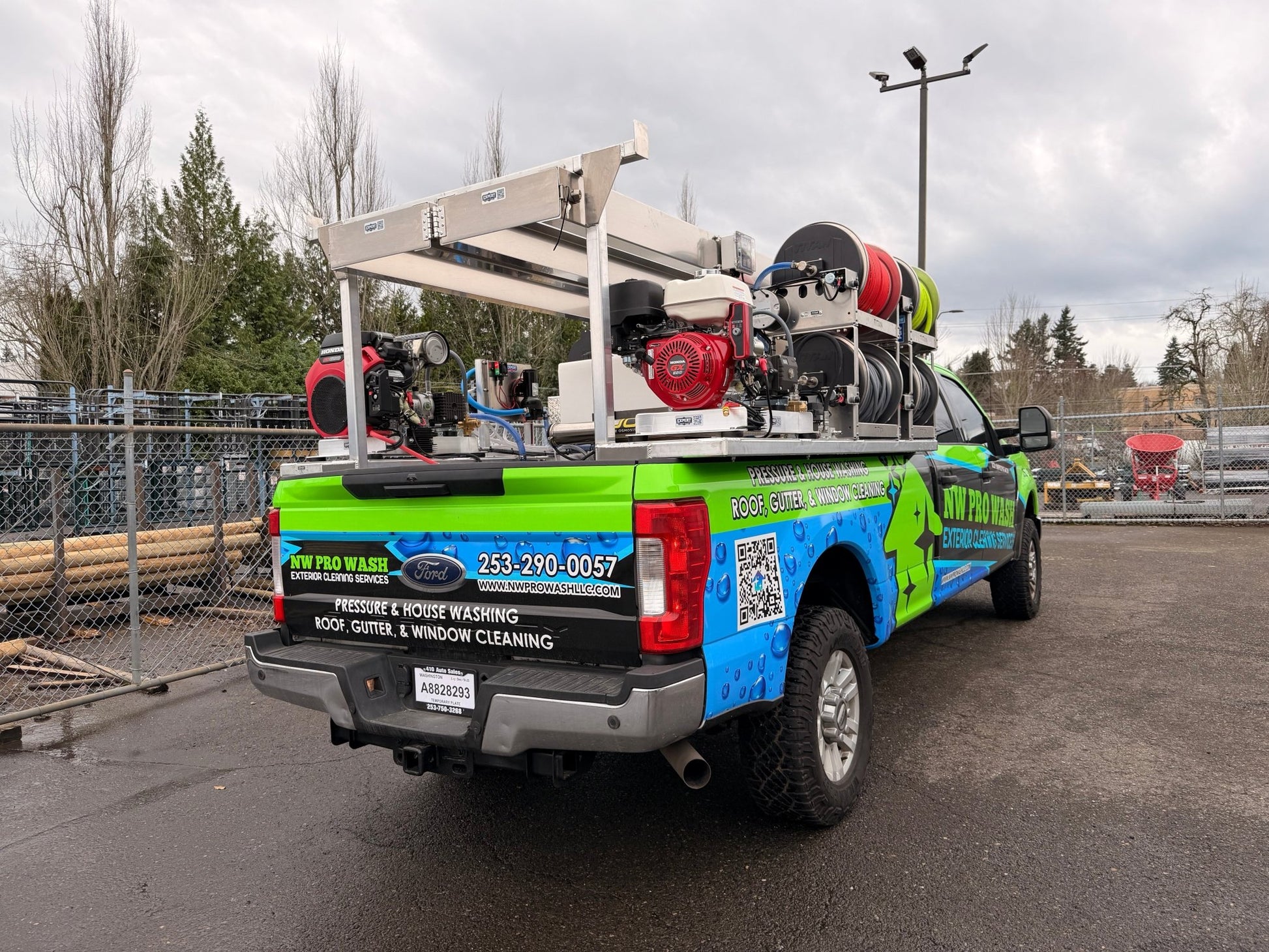 Cameron’s Custom Double Trouble 8ft Pressure Washing Skid - Expert Power Wash