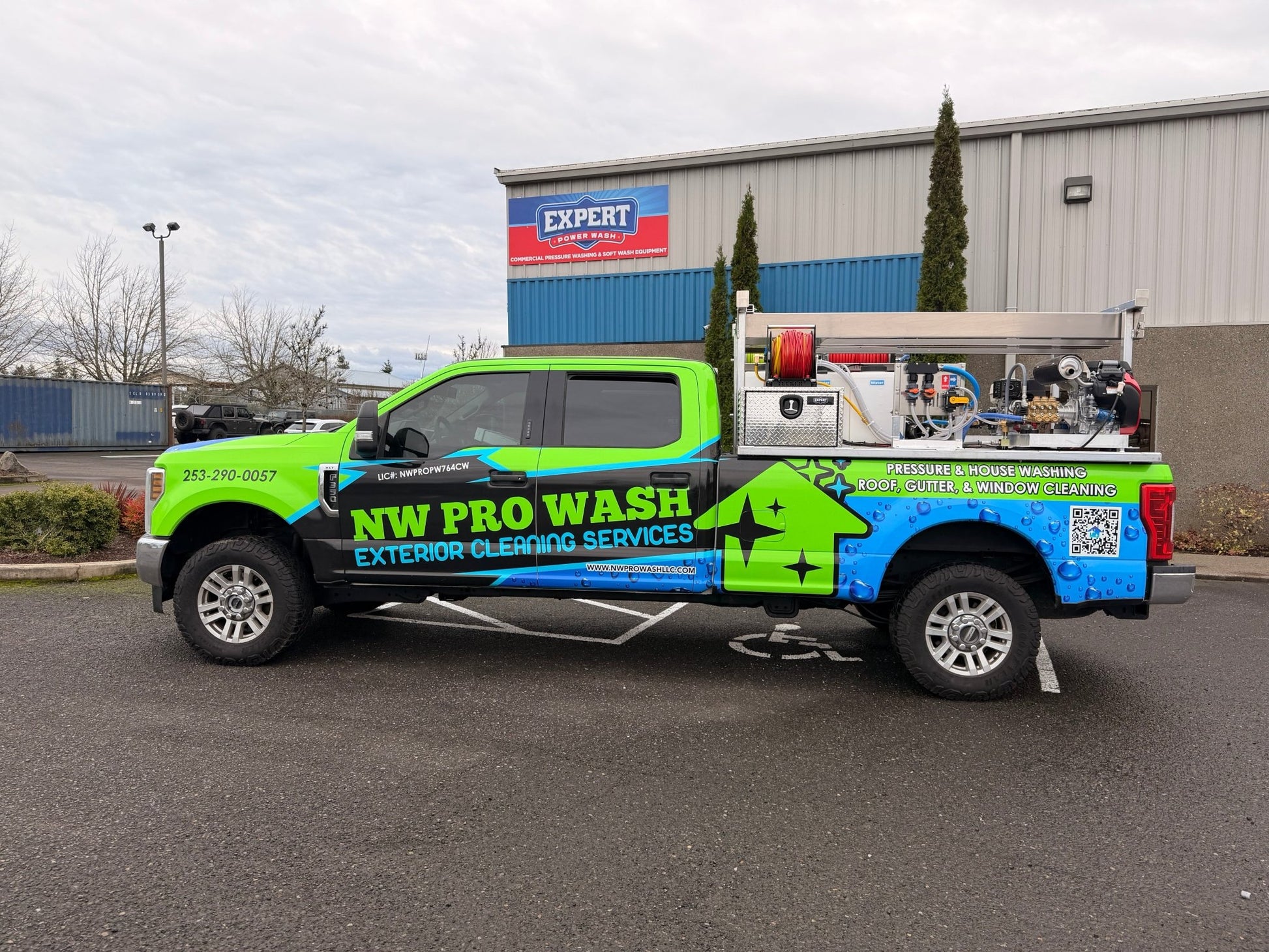 Cameron’s Custom Double Trouble 8ft Pressure Washing Skid - Expert Power Wash