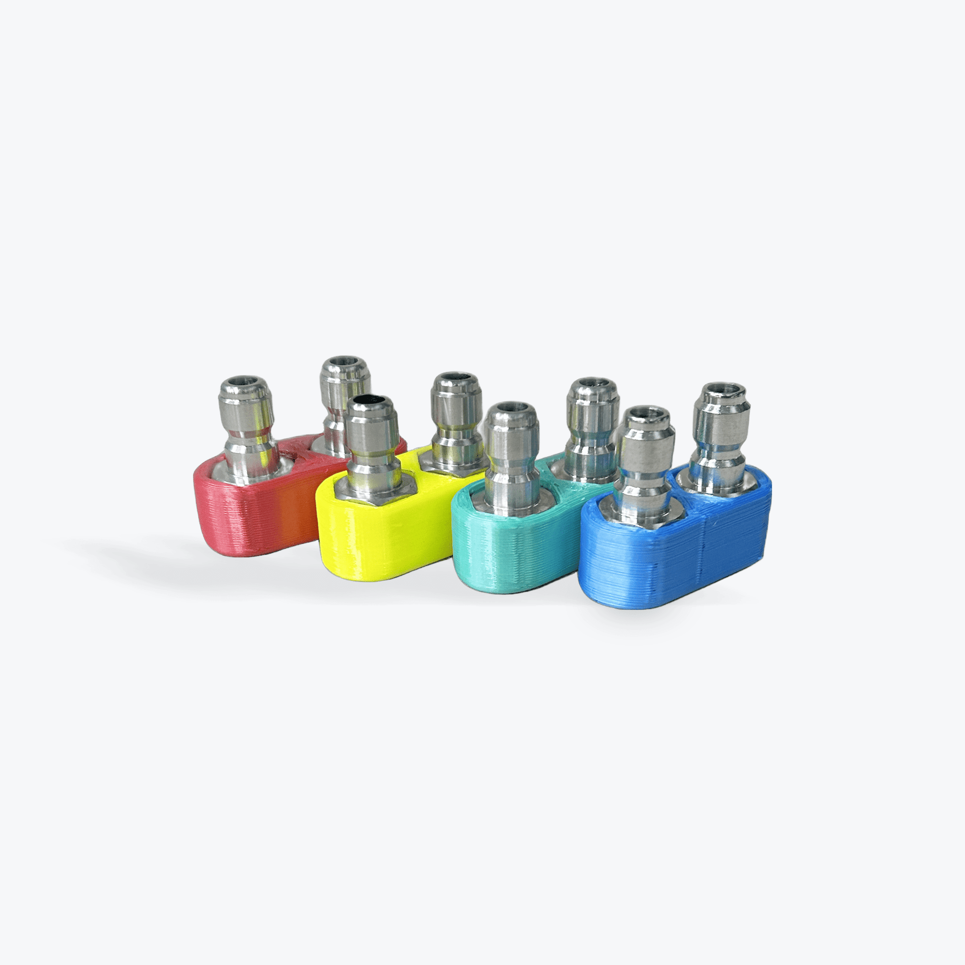 Dual Coupler J - Rod w/ Stainless Steel Plugs - Pressure Washing Skids