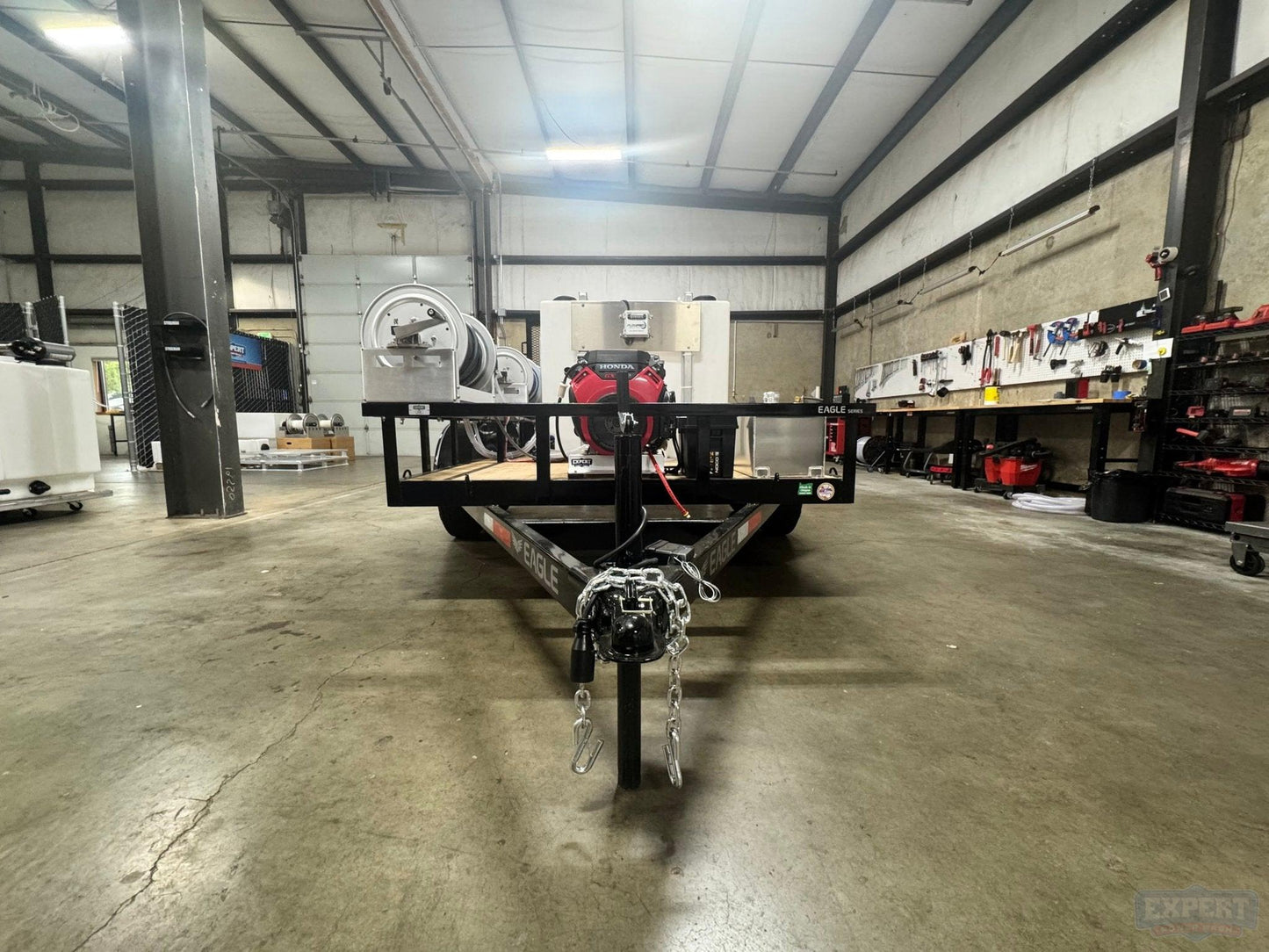 Eagle Series 6x10 Dual Axle Pressure Washing Trailer Setup - Expert Power Wash