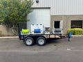 Eagle Series 6x10 Dual Axle Pressure Washing Trailer Setup - Expert Power Wash