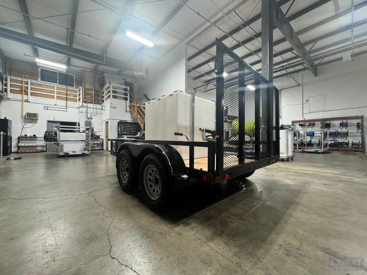Eagle Series 6x10 Dual Axle Pressure Washing Trailer Setup - Expert Power Wash