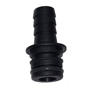 Everflo QA x 1/2" Hose Barb Fitting, Black - Pressure Washing Skids