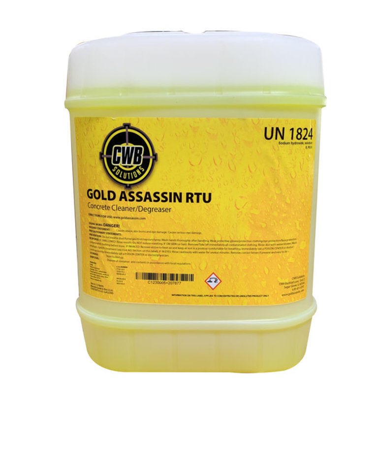 Gold Assassin Degreaser Five Gallon - Pressure Washing Skids