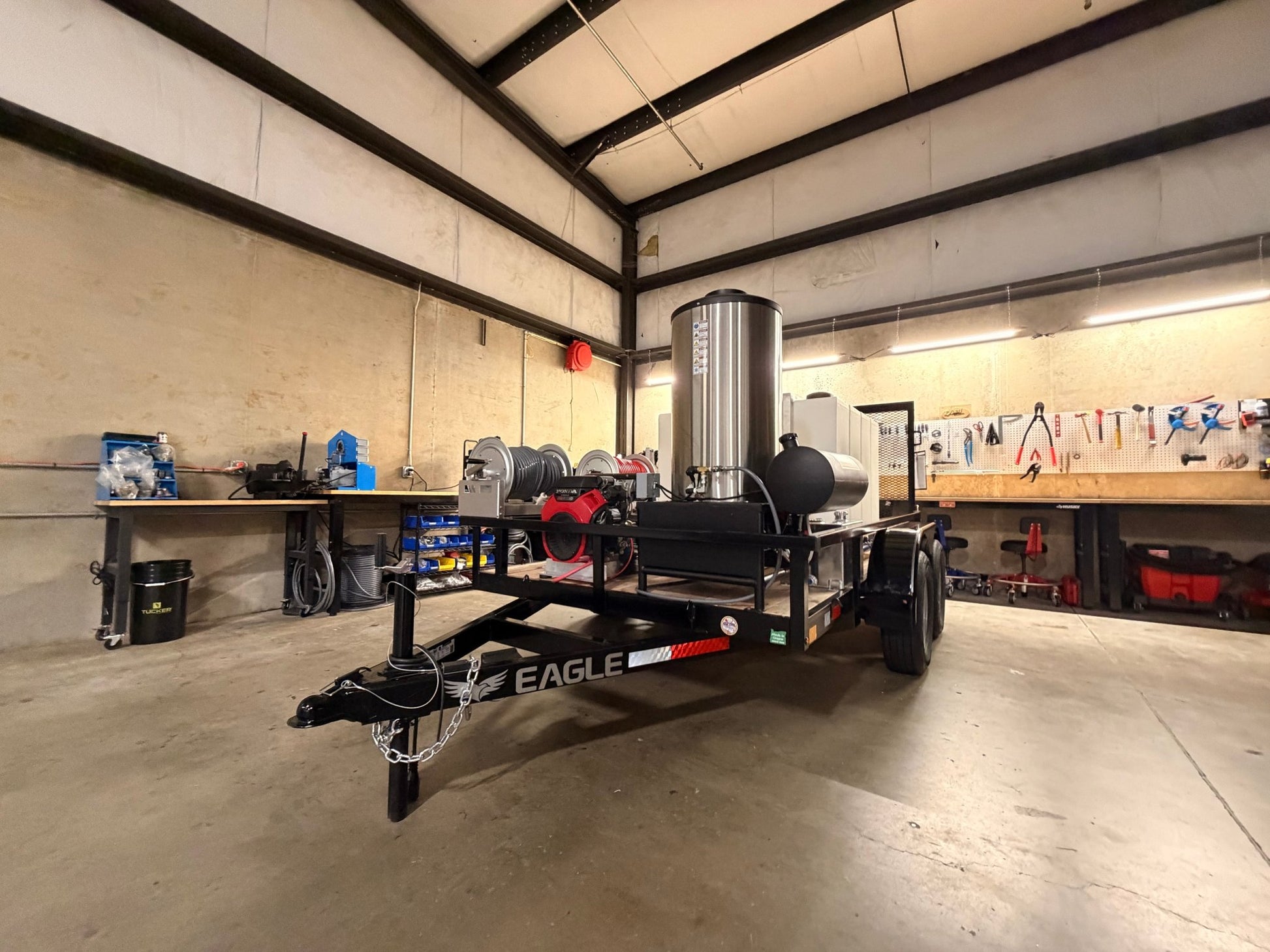 Hot Eagle Pressure Washing Dual Axle Trailer - Expert Power Wash