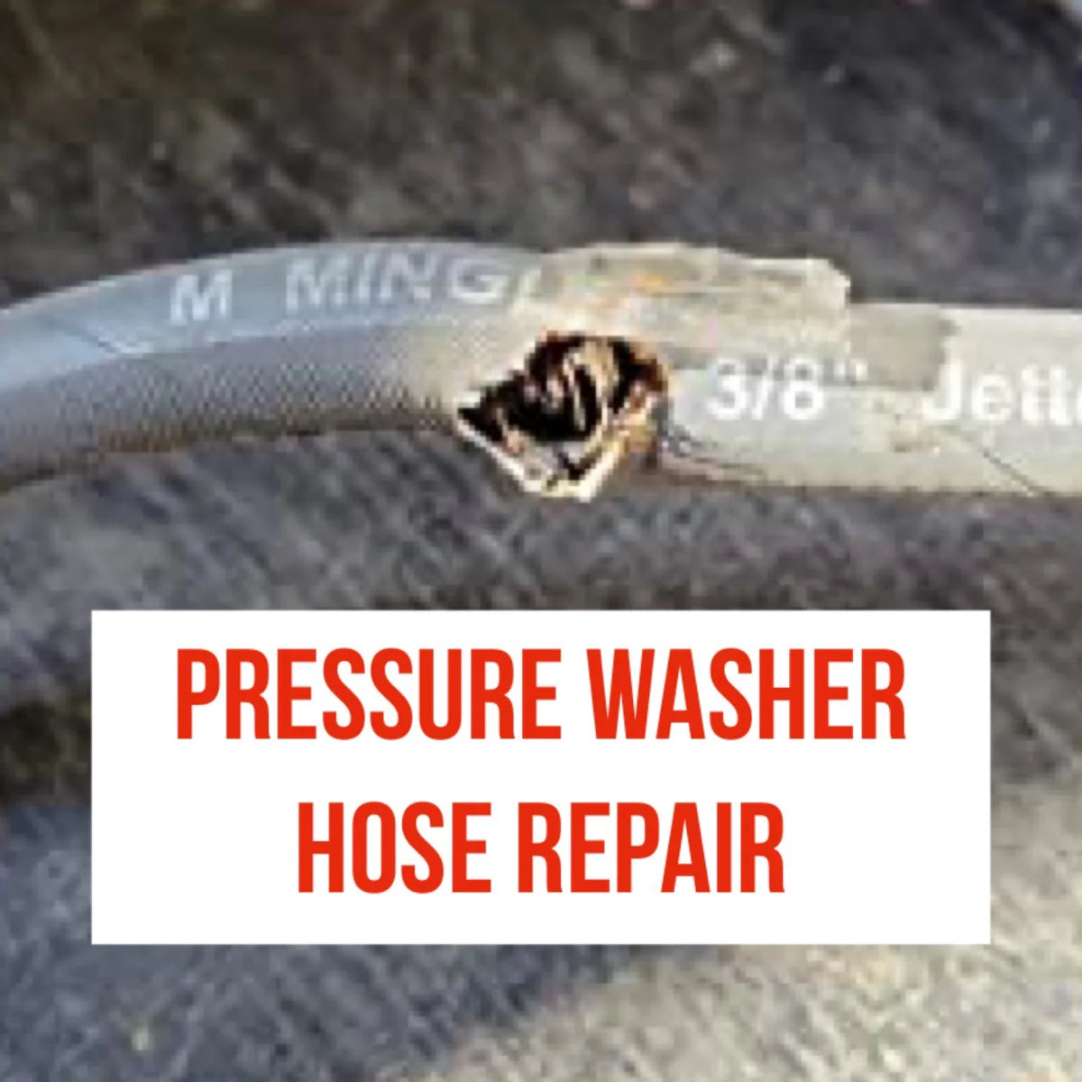 Pressure Washer Hose Repair- In Store Only